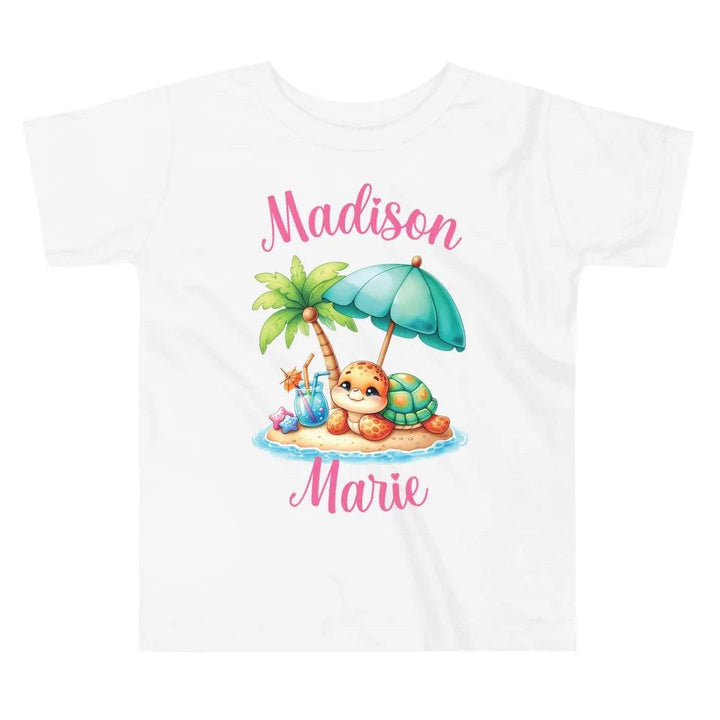 Custom Cute Summer Baby Turtles T-Shirt - ART-TSH115 - ARTFULANE