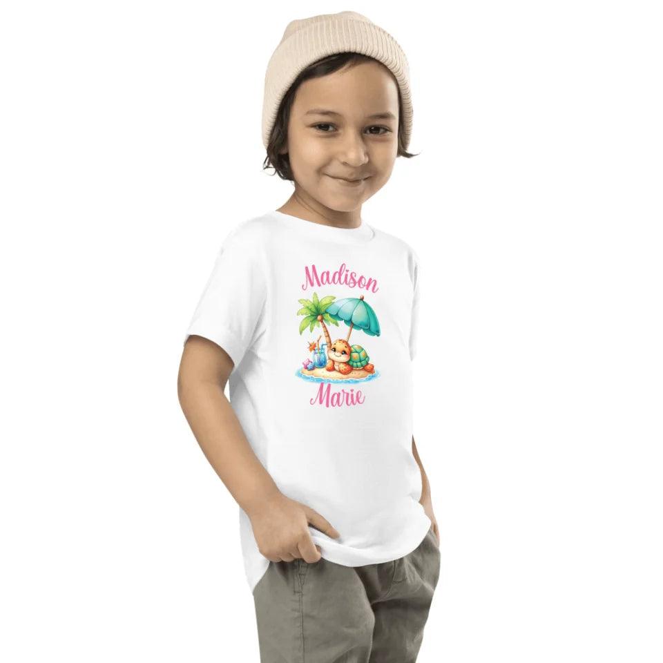 Custom Cute Summer Baby Turtles T-Shirt - ART-TSH115 - ARTFULANE