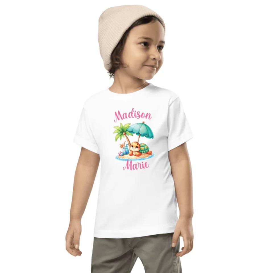 Custom Cute Summer Baby Turtles T-Shirt - ART-TSH115 - ARTFULANE