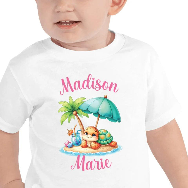 Custom Cute Summer Baby Turtles T-Shirt - ART-TSH115 - ARTFULANE