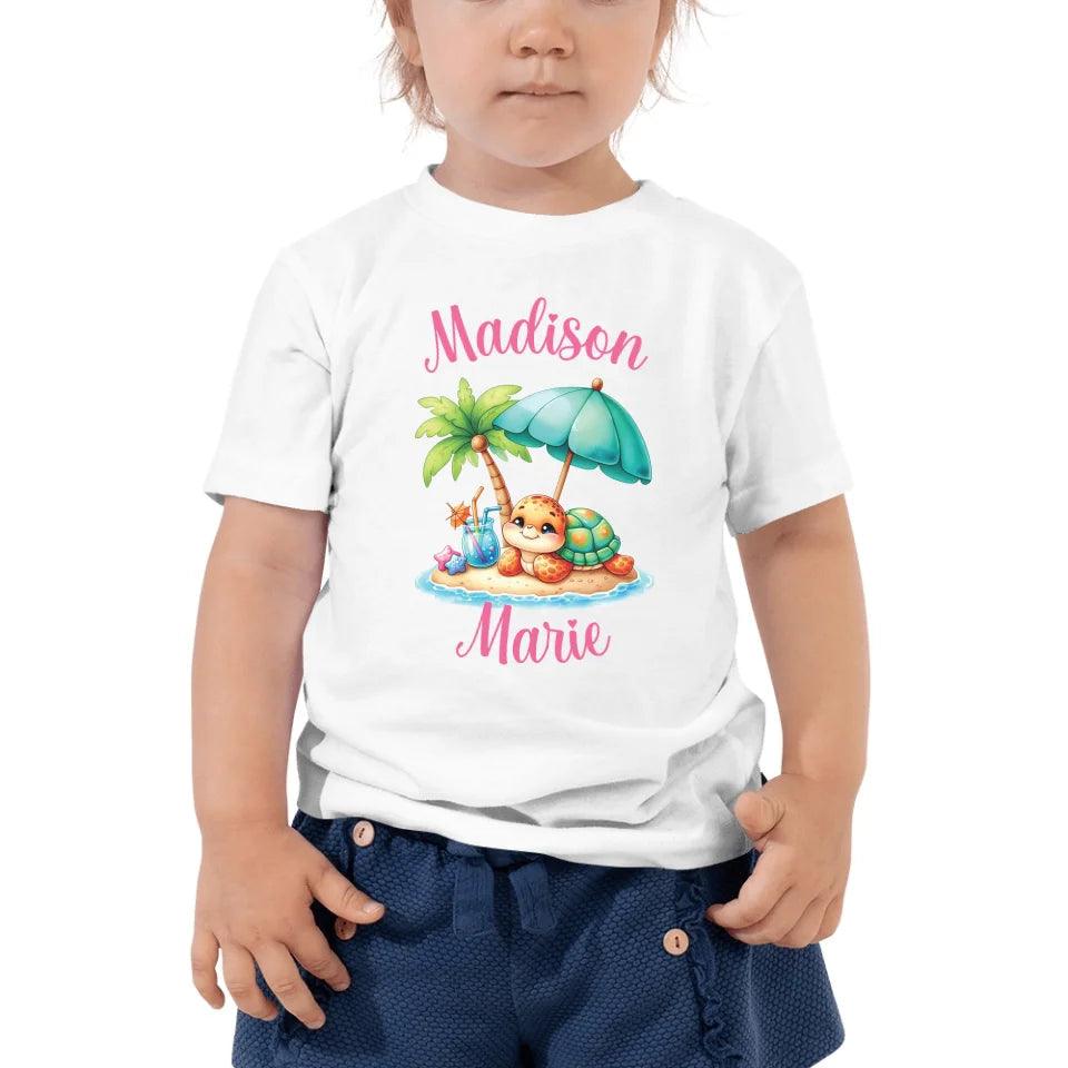 Custom Cute Summer Baby Turtles T-Shirt - ART-TSH115 - ARTFULANE