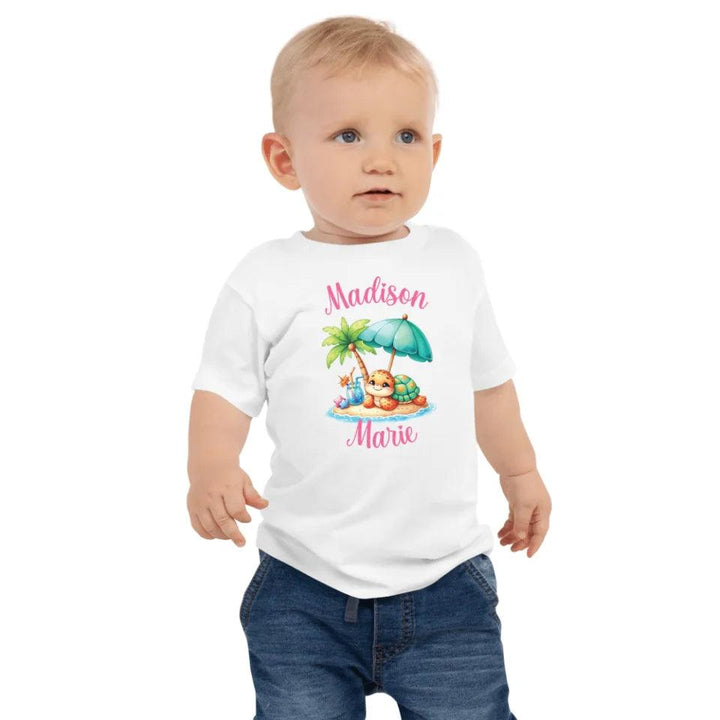 Custom Cute Summer Baby Turtles T-Shirt - ART-TSH115 - ARTFULANE