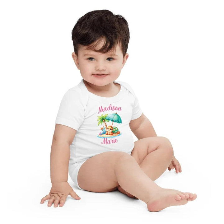 Custom Cute Summer Baby Turtles T-Shirt - ART-TSH115 - ARTFULANE