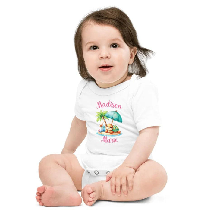 Custom Cute Summer Baby Turtles T-Shirt - ART-TSH115 - ARTFULANE