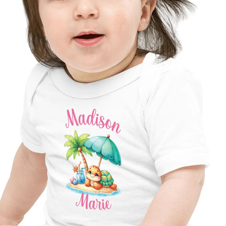 Custom Cute Summer Baby Turtles T-Shirt - ART-TSH115 - ARTFULANE