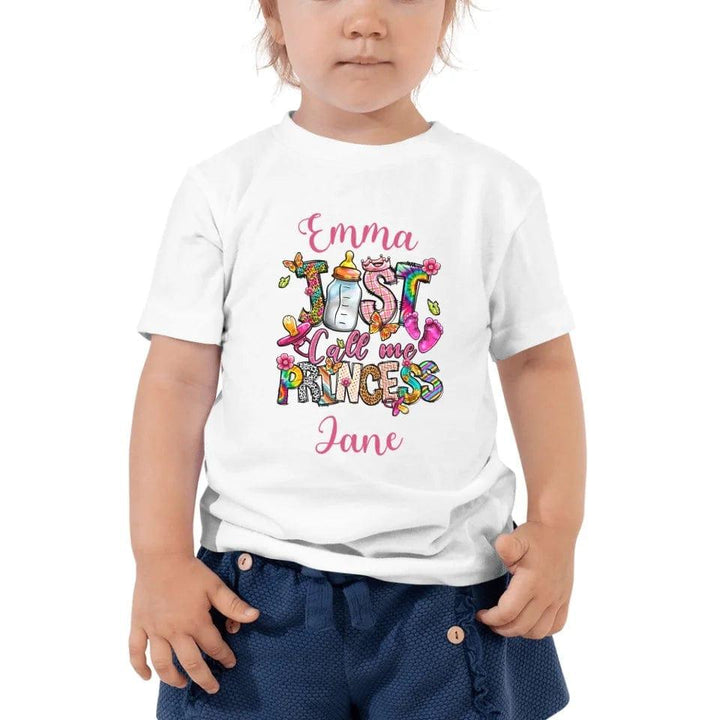 Custom Just Call Me Princess Baby Theme T-Shirt - ART-TSH116 - ARTFULANE