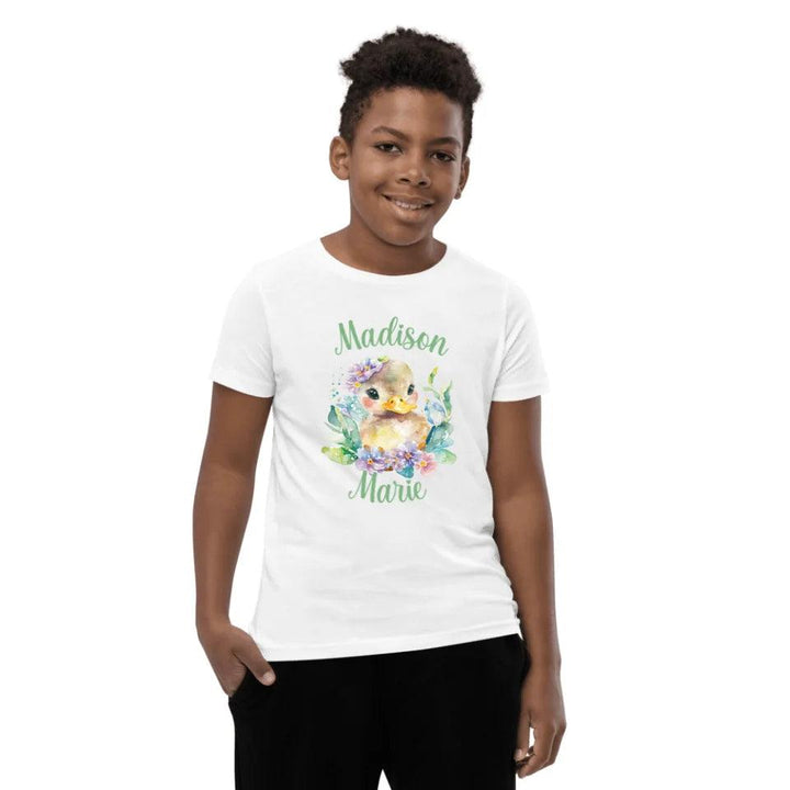 Custom Watercolor Spring Ducks T-Shirt - ART-TSH117 - ARTFULANE