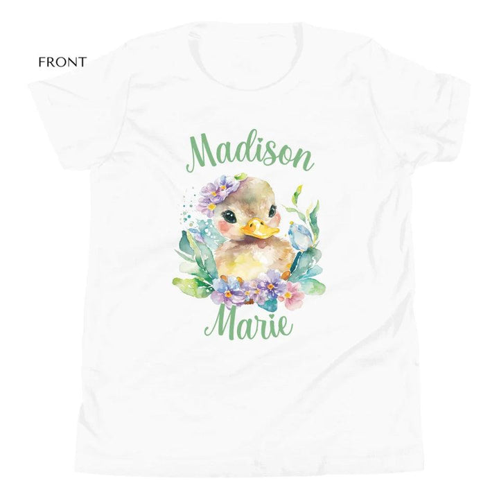 Custom Watercolor Spring Ducks T-Shirt - ART-TSH117 - ARTFULANE