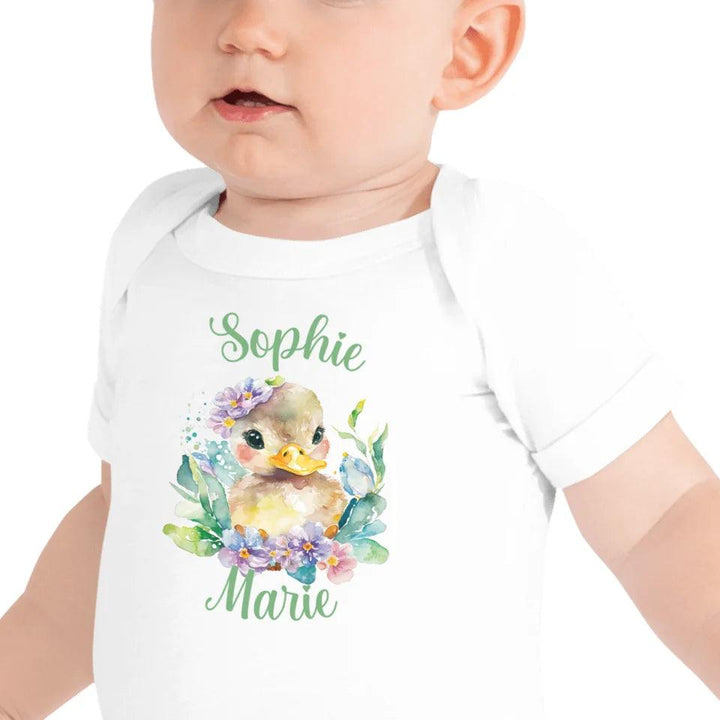 Custom Watercolor Spring Ducks T-Shirt - ART-TSH117 - ARTFULANE