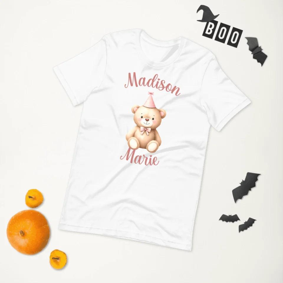 Custom Birthday Bear T-Shirt - ART-TSH119 - ARTFULANE