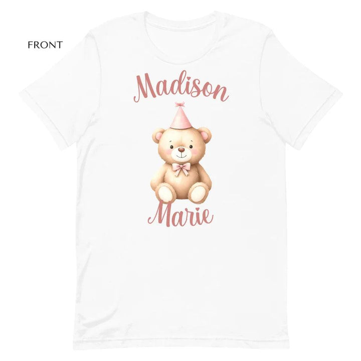 Custom Birthday Bear T-Shirt - ART-TSH119 - ARTFULANE