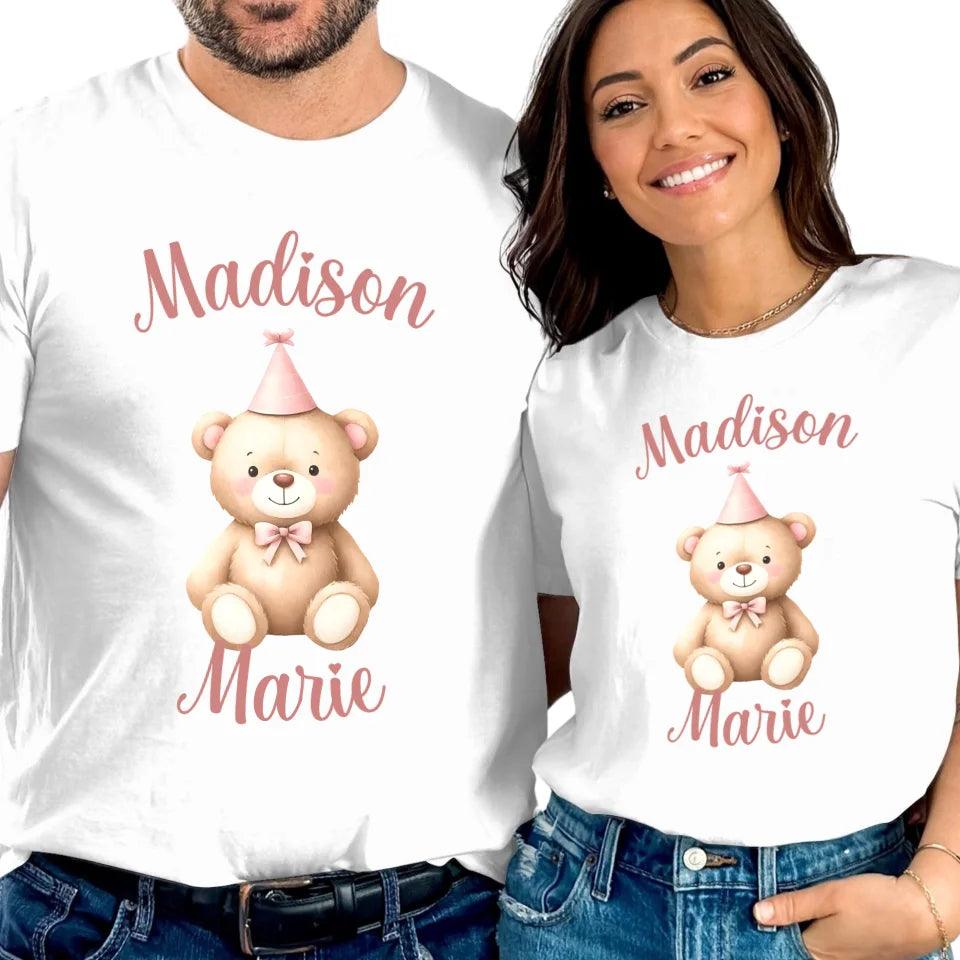 Custom Birthday Bear T-Shirt - ART-TSH119 - ARTFULANE