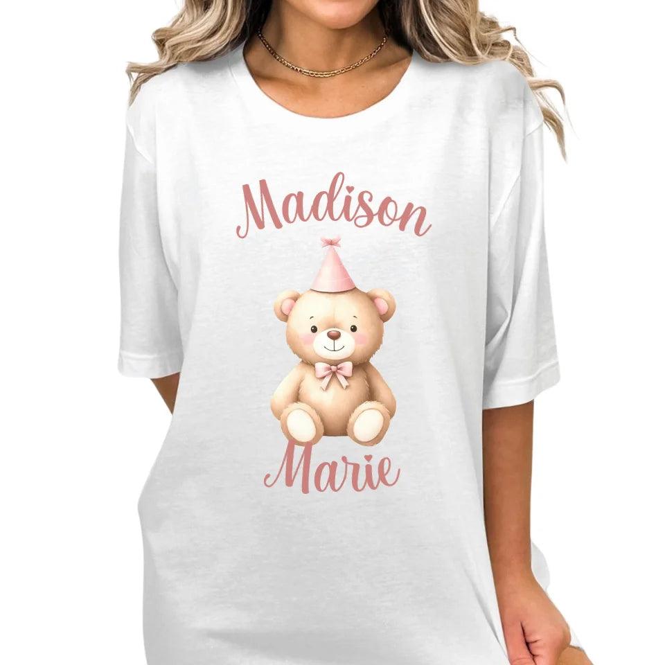 Custom Birthday Bear T-Shirt - ART-TSH119 - ARTFULANE