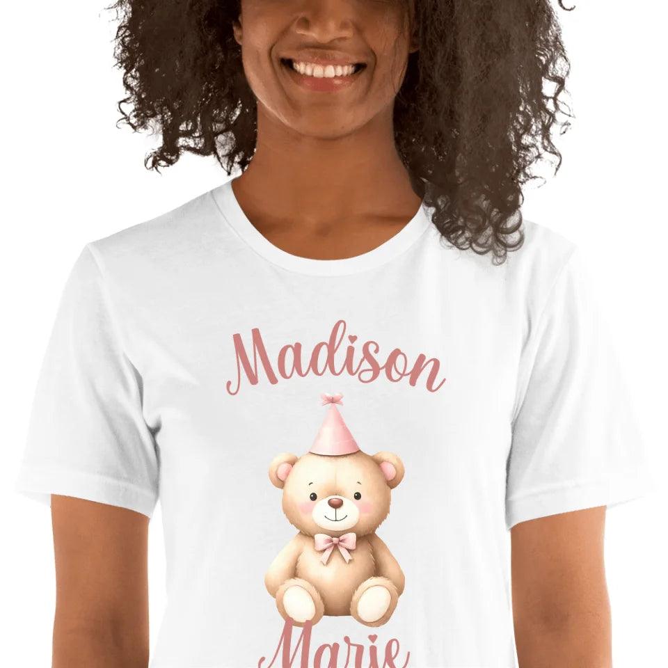 Custom Birthday Bear T-Shirt - ART-TSH119 - ARTFULANE