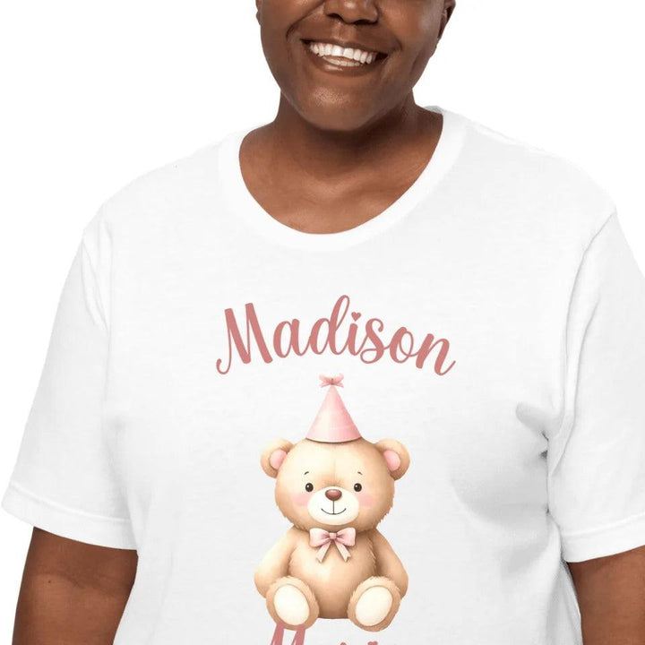 Custom Birthday Bear T-Shirt - ART-TSH119 - ARTFULANE