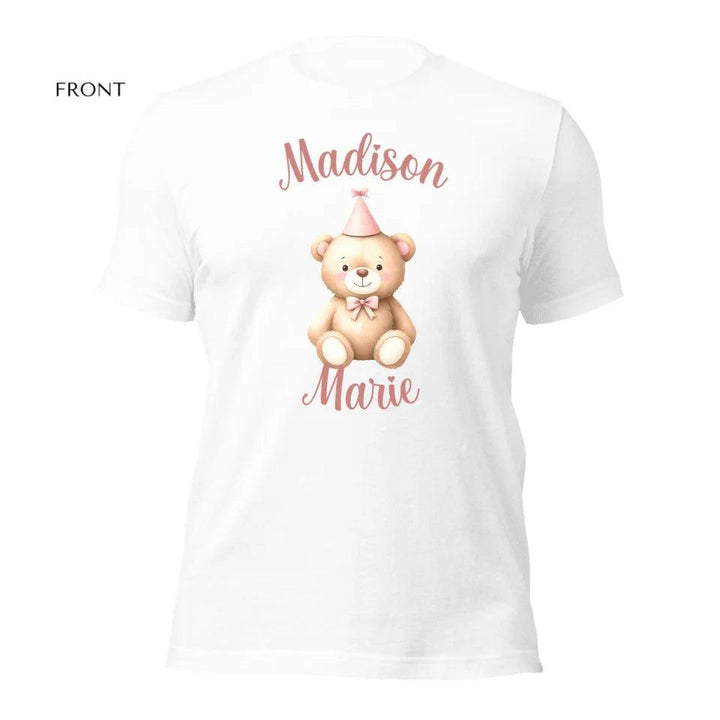 Custom Birthday Bear T-Shirt - ART-TSH119 - ARTFULANE