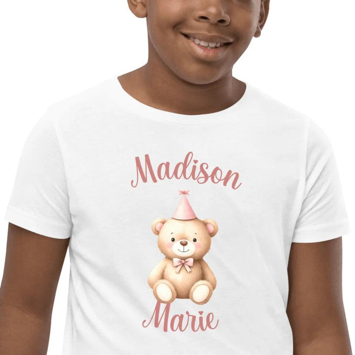 Custom Birthday Bear T-Shirt - ART-TSH119 - ARTFULANE