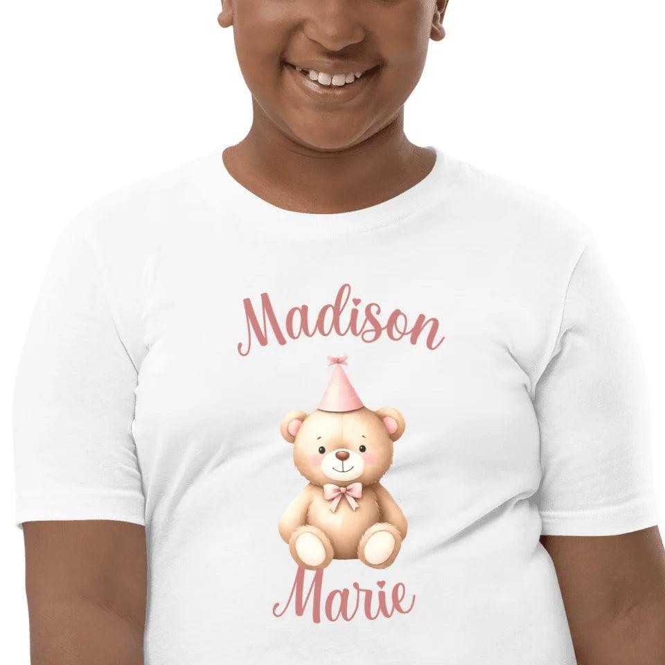 Custom Birthday Bear T-Shirt - ART-TSH119 - ARTFULANE