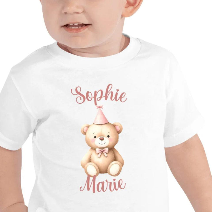 Custom Birthday Bear T-Shirt - ART-TSH119 - ARTFULANE