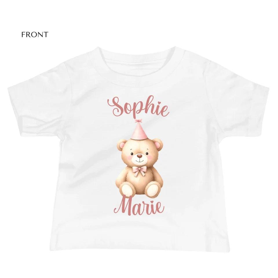 Custom Birthday Bear T-Shirt - ART-TSH119 - ARTFULANE