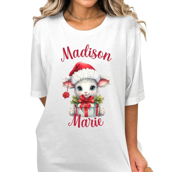 Custom Christmas Animals T-Shirt - ART-TSH122 - ARTFULANE