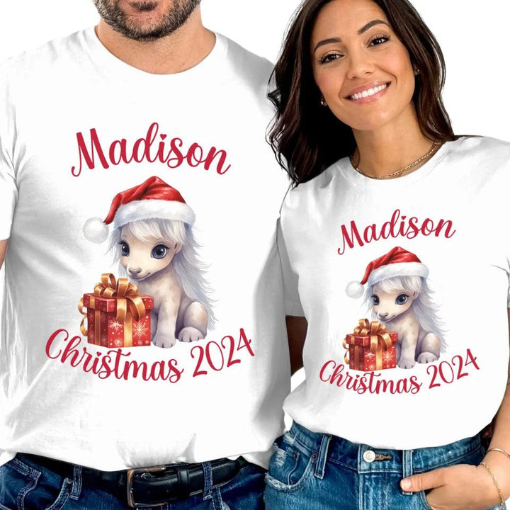 Custom Cute Christmas Animals T-Shirt - ART-TSH123 - ARTFULANE