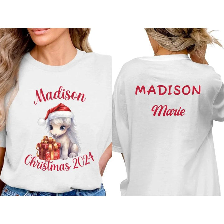 Custom Cute Christmas Animals T-Shirt - ART-TSH123 - ARTFULANE