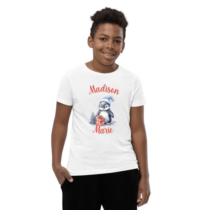 Custom Christmas Penguins T-Shirt - ART-TSH125 - ARTFULANE