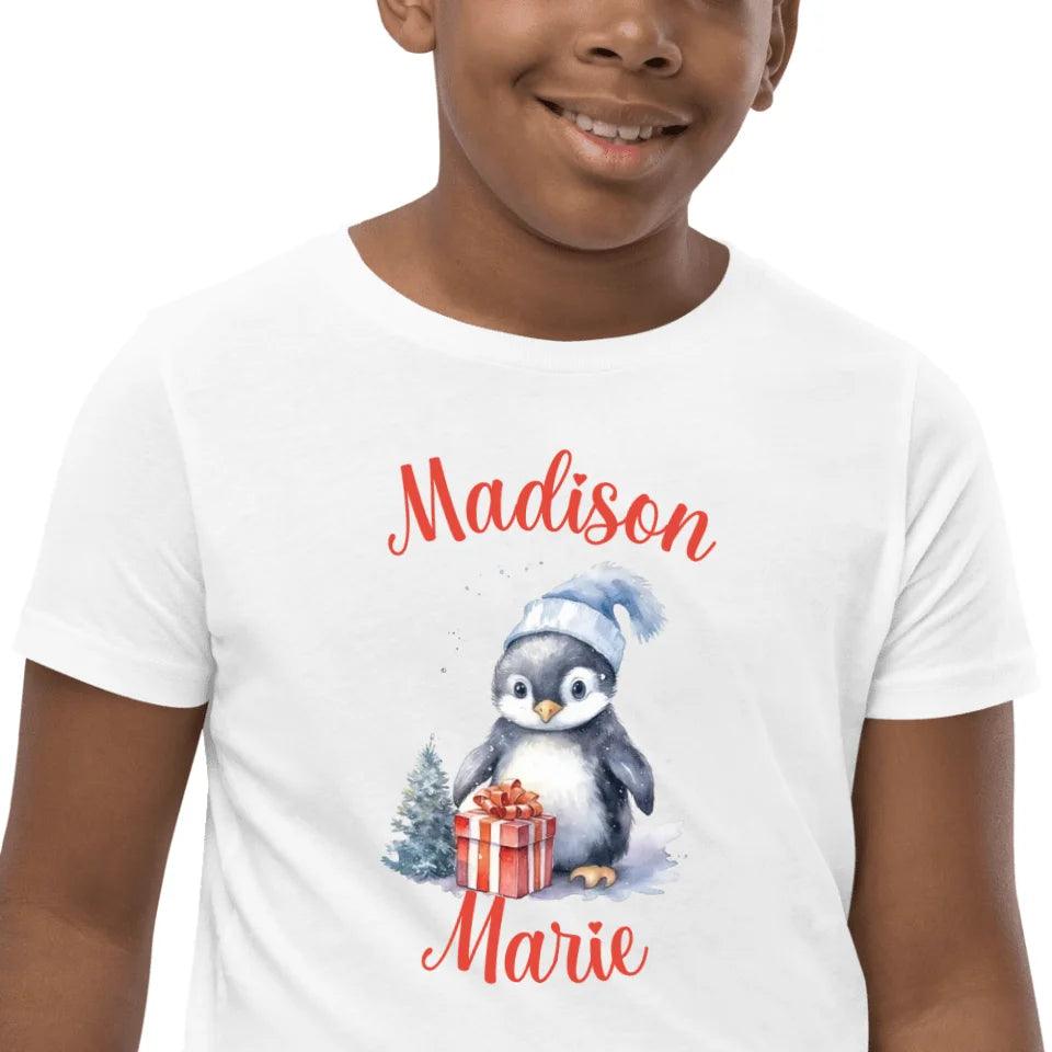 Custom Christmas Penguins T-Shirt - ART-TSH125 - ARTFULANE