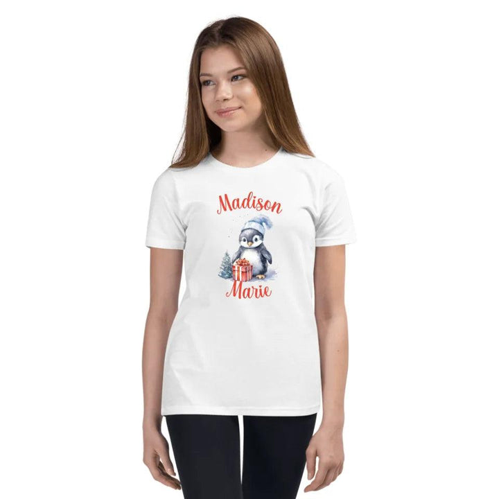 Custom Christmas Penguins T-Shirt - ART-TSH125 - ARTFULANE