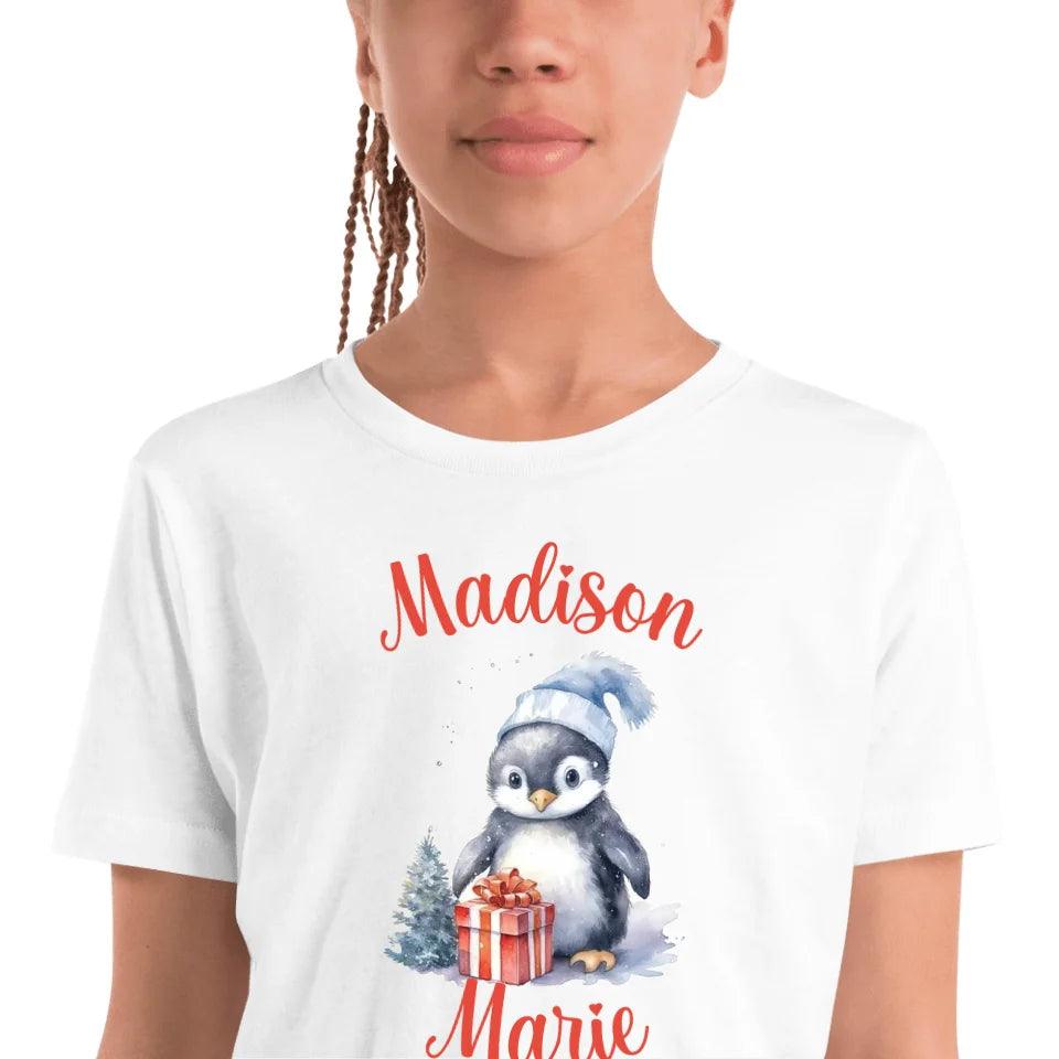 Custom Christmas Penguins T-Shirt - ART-TSH125 - ARTFULANE