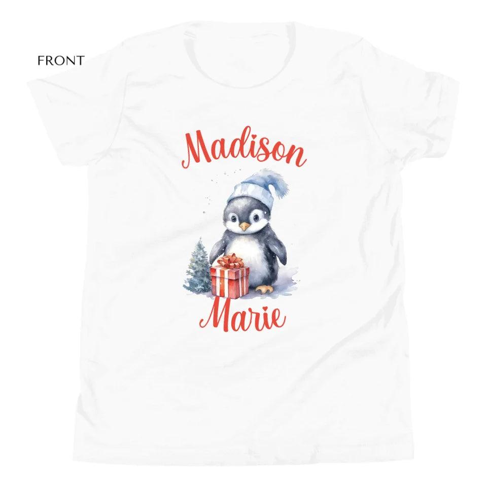 Custom Christmas Penguins T-Shirt - ART-TSH125 - ARTFULANE