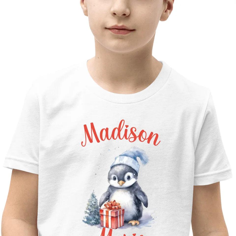 Custom Christmas Penguins T-Shirt - ART-TSH125 - ARTFULANE