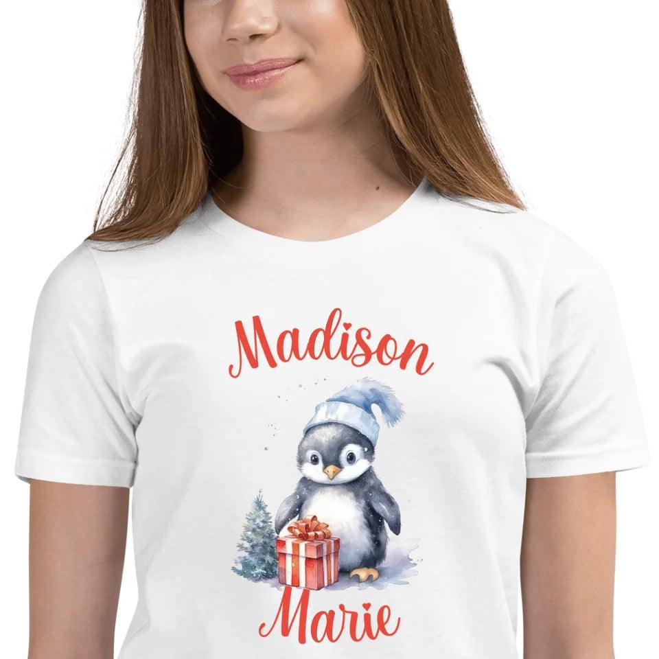 Custom Christmas Penguins T-Shirt - ART-TSH125 - ARTFULANE