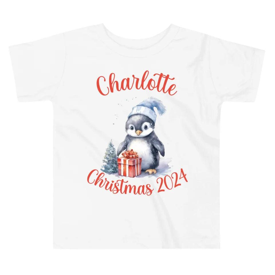 Custom Christmas Penguins T-Shirt - ART-TSH125 - ARTFULANE