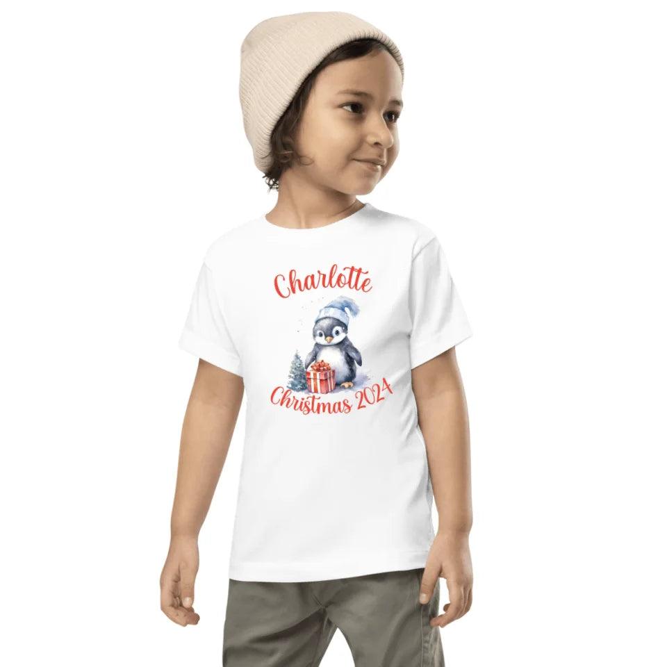 Custom Christmas Penguins T-Shirt - ART-TSH125 - ARTFULANE