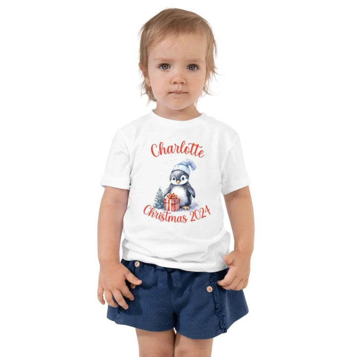 Custom Christmas Penguins T-Shirt - ART-TSH125 - ARTFULANE