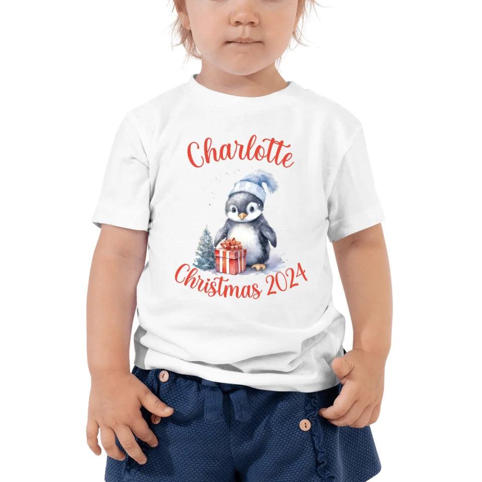 Custom Christmas Penguins T-Shirt - ART-TSH125 - ARTFULANE