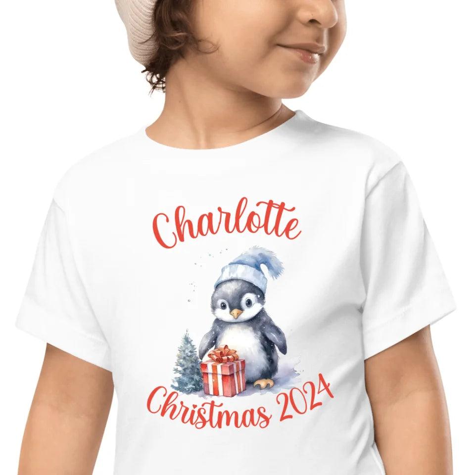 Custom Christmas Penguins T-Shirt - ART-TSH125 - ARTFULANE