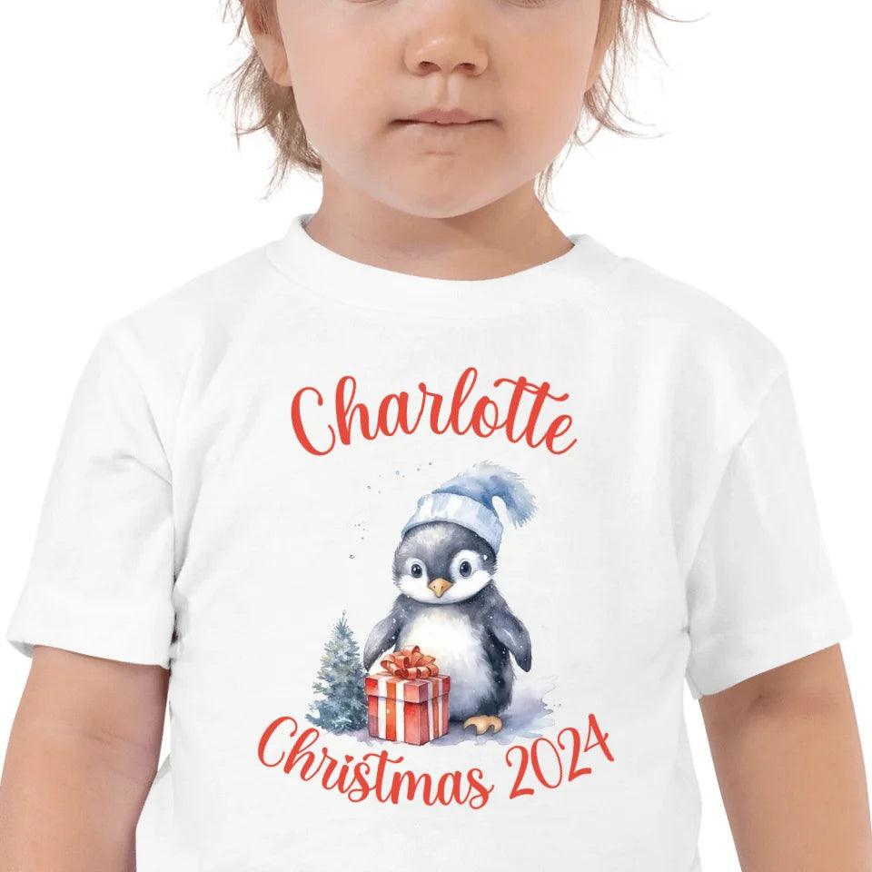 Custom Christmas Penguins T-Shirt - ART-TSH125 - ARTFULANE