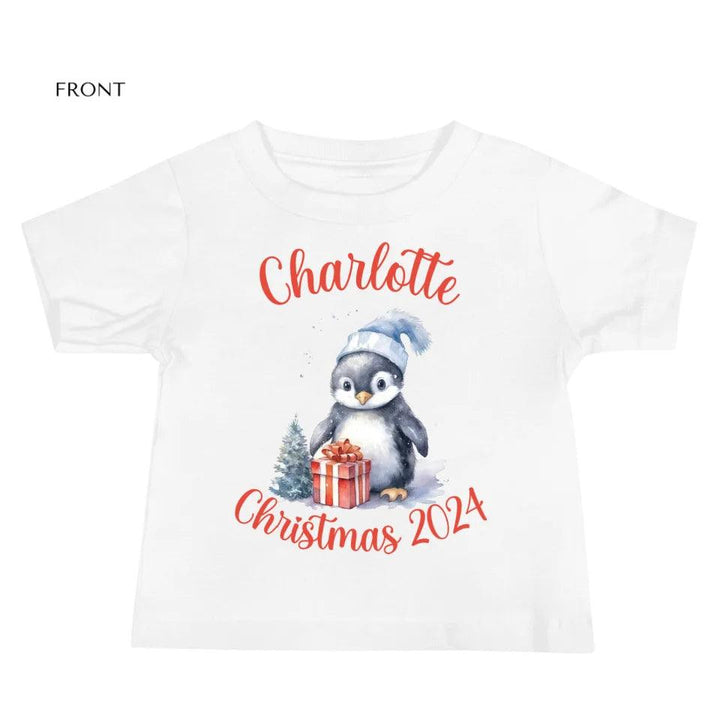 Custom Christmas Penguins T-Shirt - ART-TSH125 - ARTFULANE