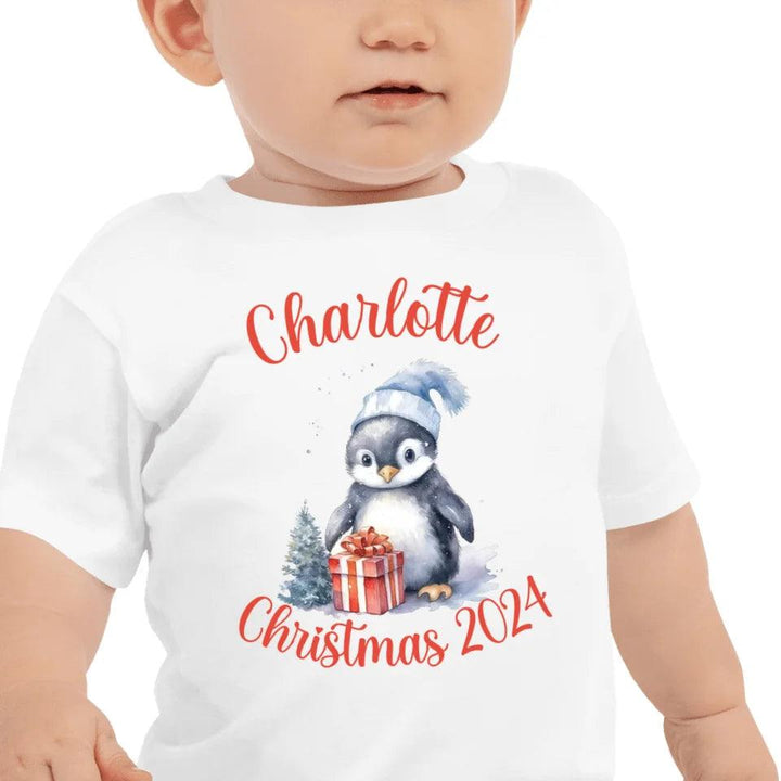 Custom Christmas Penguins T-Shirt - ART-TSH125 - ARTFULANE