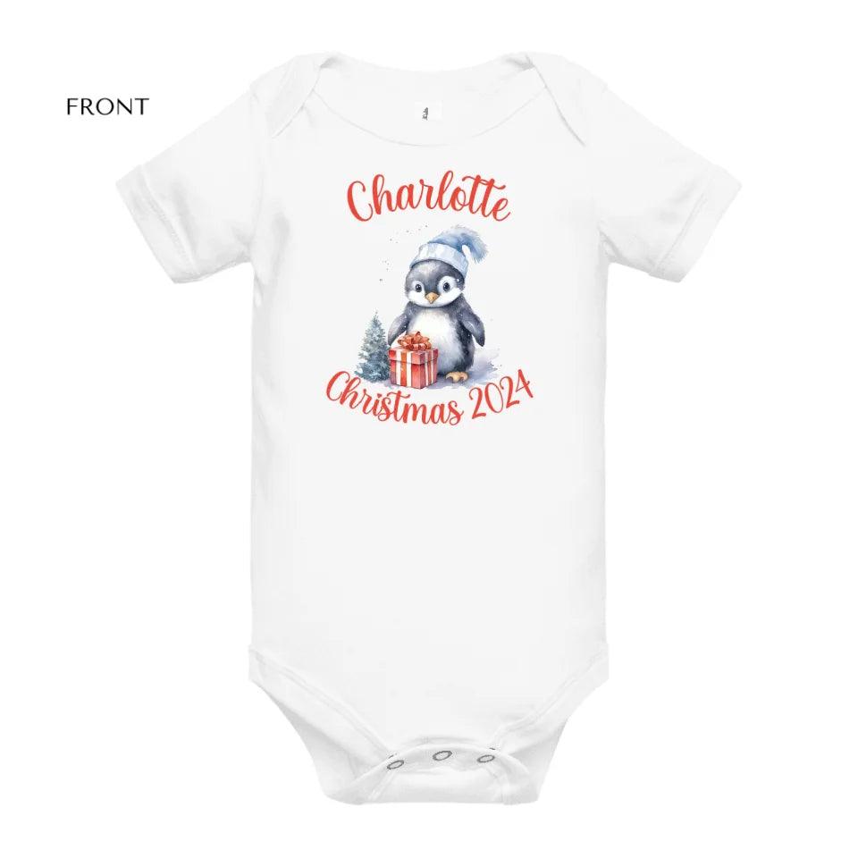 Custom Christmas Penguins T-Shirt - ART-TSH125 - ARTFULANE