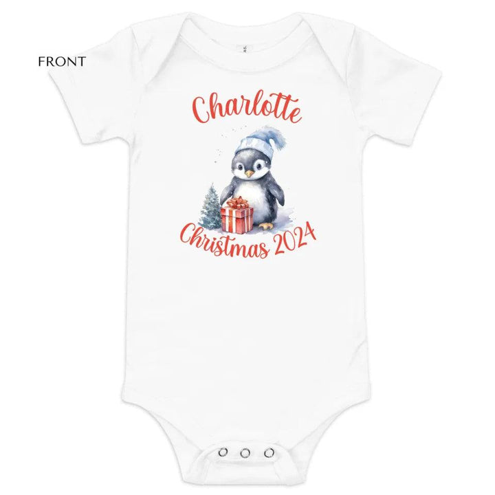 Custom Christmas Penguins T-Shirt - ART-TSH125 - ARTFULANE