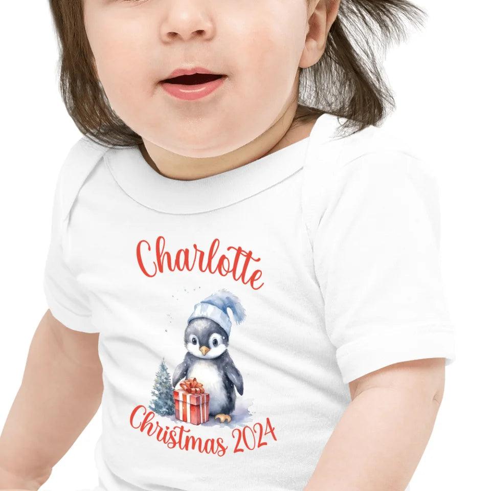 Custom Christmas Penguins T-Shirt - ART-TSH125 - ARTFULANE