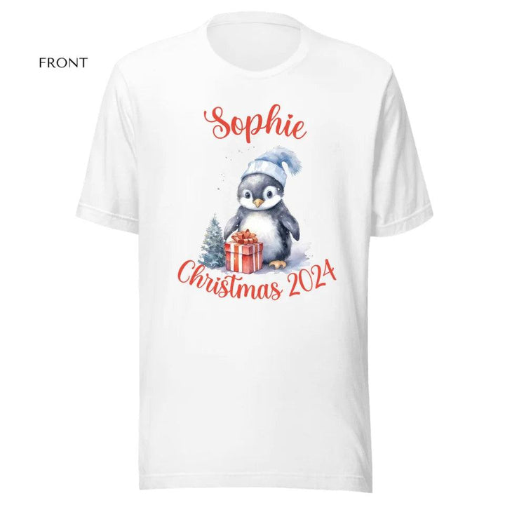 Custom Christmas Penguins T-Shirt - ART-TSH125 - ARTFULANE