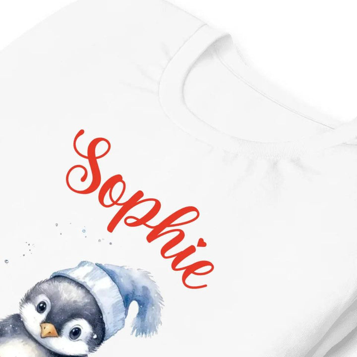 Custom Christmas Penguins T-Shirt - ART-TSH125 - ARTFULANE