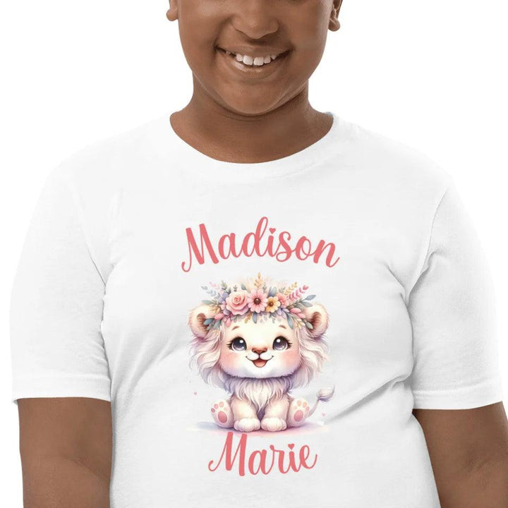 Custom Pastel Boho Lions T-Shirt - ART-TSH126 - ARTFULANE