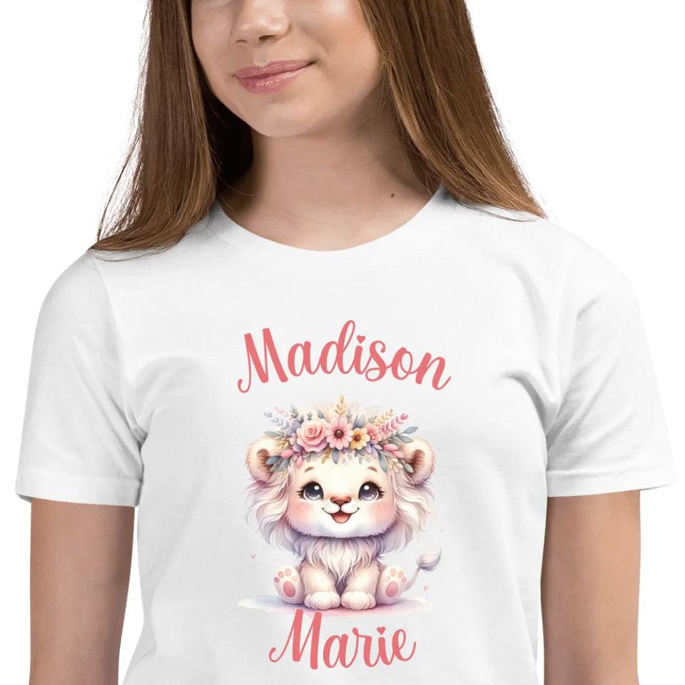 Custom Pastel Boho Lions T-Shirt - ART-TSH126 - ARTFULANE