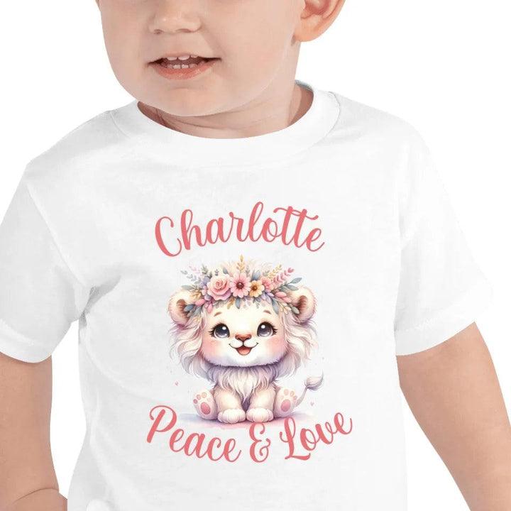 Custom Pastel Boho Lions T-Shirt - ART-TSH126 - ARTFULANE